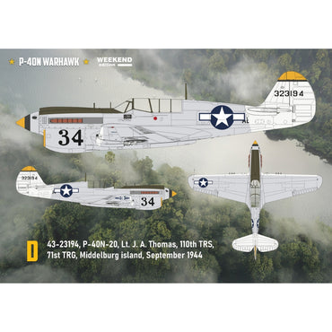 Eduard 84210 P-40N Warhawk Weekend Edition 1:48 Model Kit