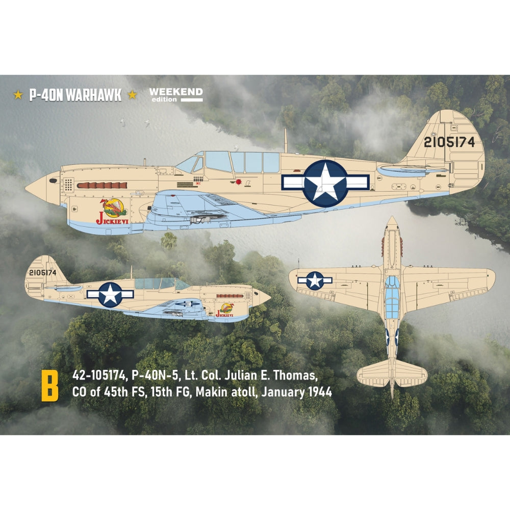 Eduard 84210 P-40N Warhawk Weekend Edition 1:48 Model Kit