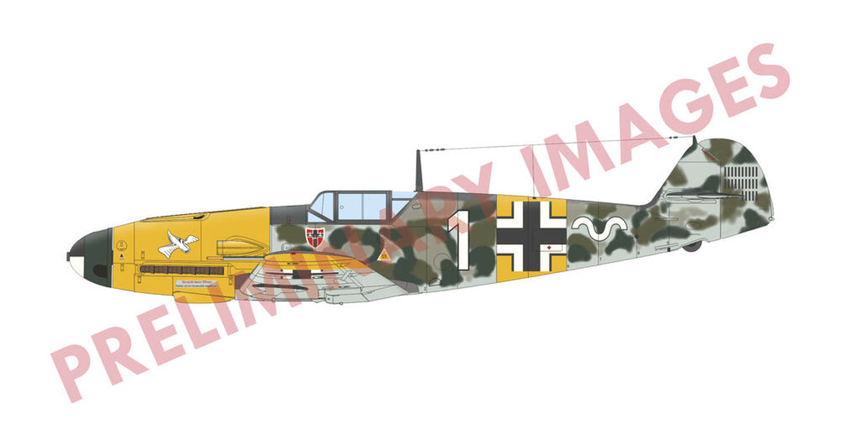 Eduard 84212 Messerschmitt Bf-109F-2 Weekend Edition 1:48 Model Kit - image 4