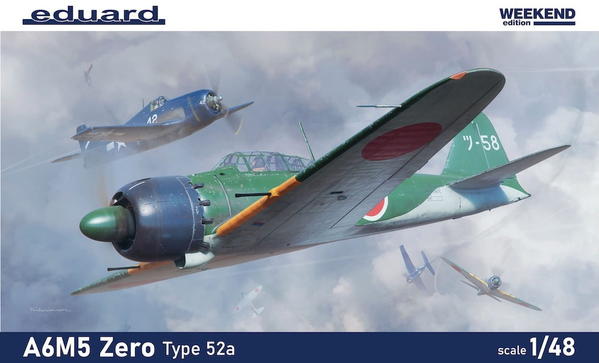 Eduard 84216 Mitsubishi A6M5 Zero Type 52a Weekend 1:48 Model Kit