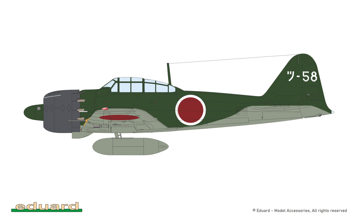 Eduard 84216 Mitsubishi A6M5 Zero Type 52a Weekend 1:48 Model Kit