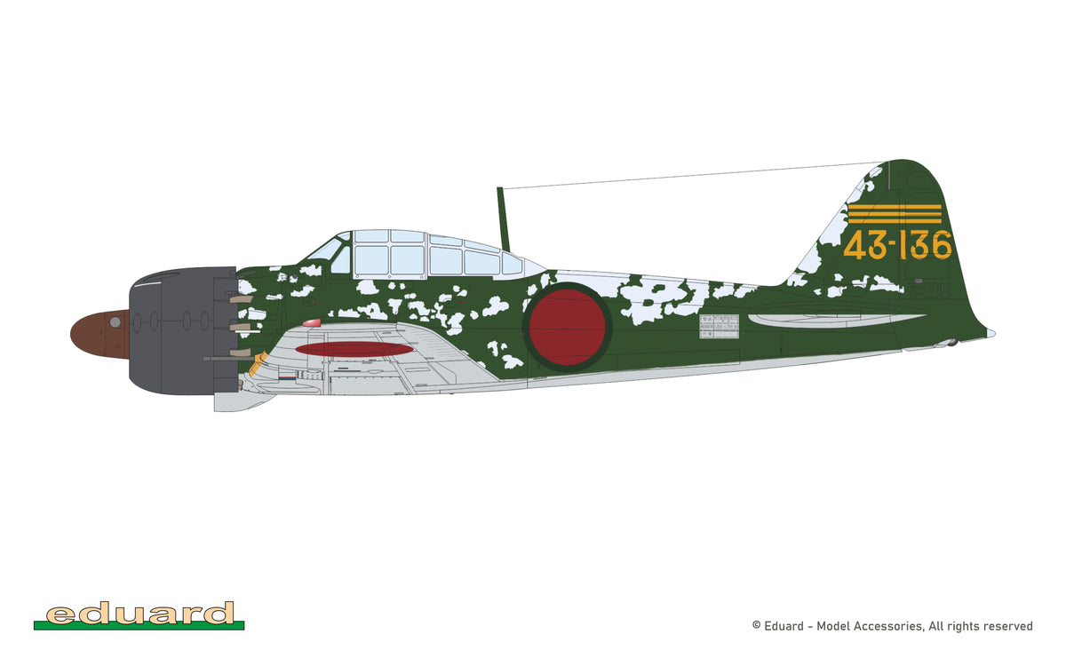 Eduard 84216 Mitsubishi A6M5 Zero Type 52a Weekend 1:48 Model Kit