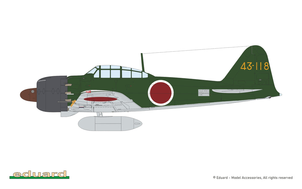 Eduard 84216 Mitsubishi A6M5 Zero Type 52a Weekend 1:48 Model Kit
