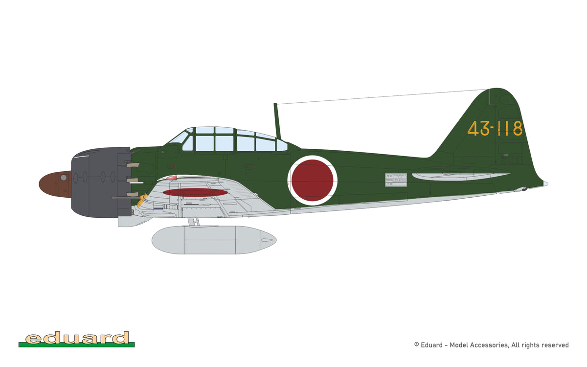 Eduard 84216 Mitsubishi A6M5 Zero Type 52a Weekend 1:48 Model Kit