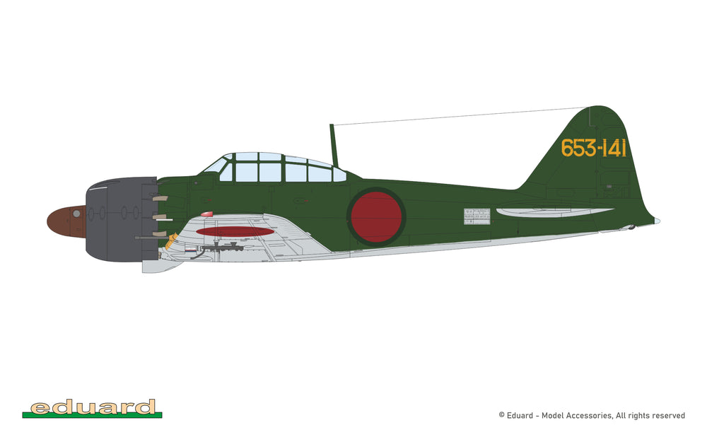Eduard 84216 Mitsubishi A6M5 Zero Type 52a Weekend 1:48 Model Kit