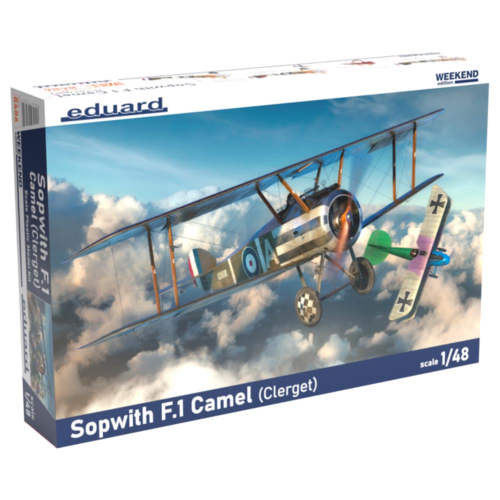 Eduard Sopwith F.1 Camel (Clerget) Weekend Edition 1:48 Model Kit 8486