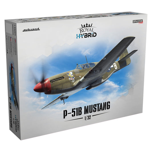 Eduard Royal Hybrid P-51B Mustang 1:32 Model Kit 932011