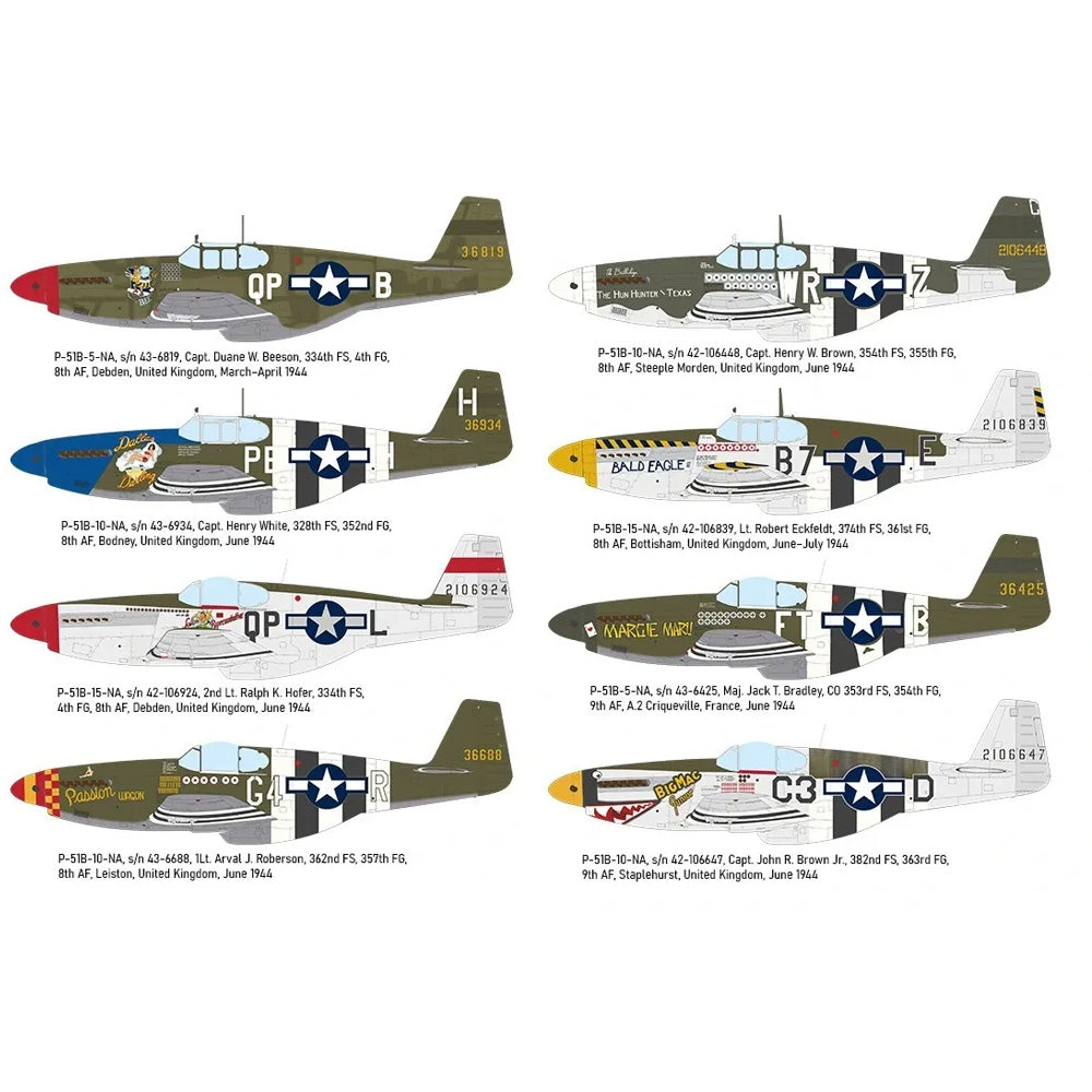 Eduard Royal Hybrid P-51B Mustang 1:32 Model Kit 932011