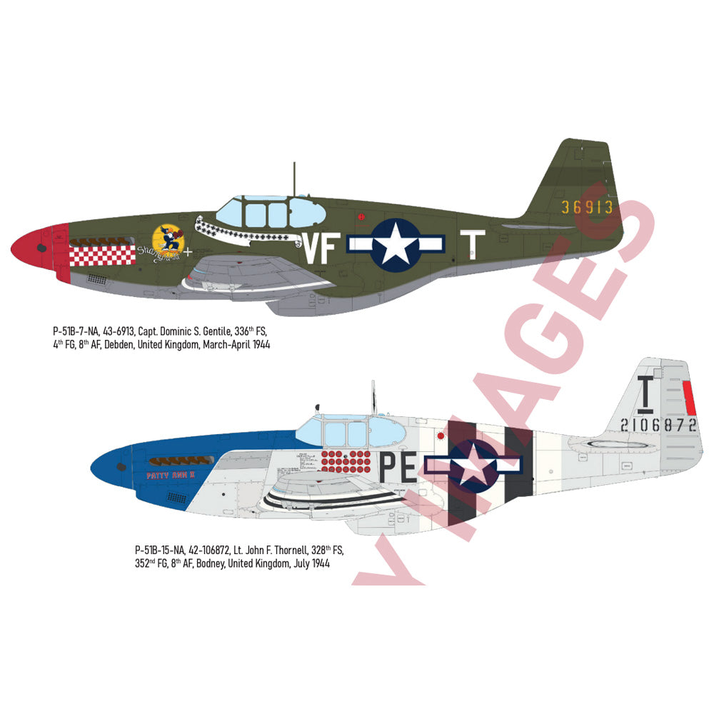 Eduard Royal Hybrid P-51B/C Mustang Birdcage 1:32 Model Kit 932011