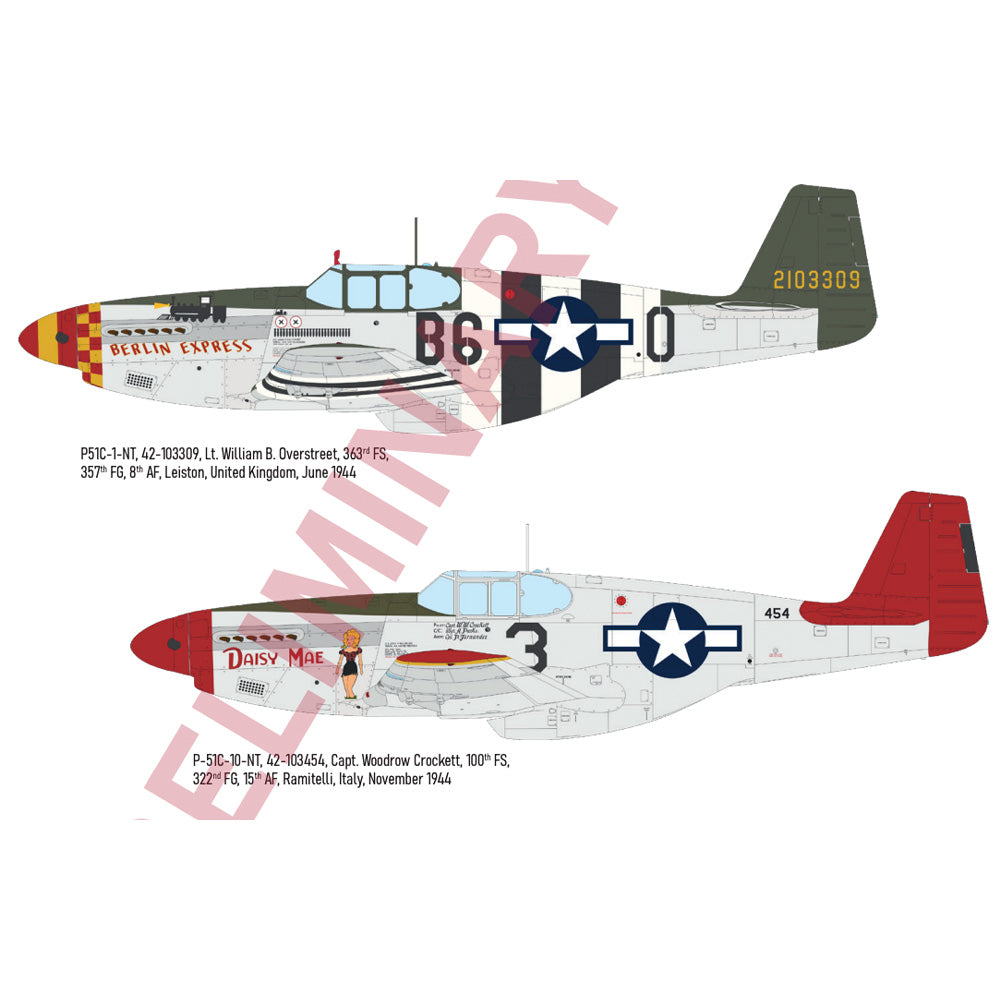 Eduard Royal Hybrid P-51B/C Mustang Birdcage 1:32 Model Kit 932011
