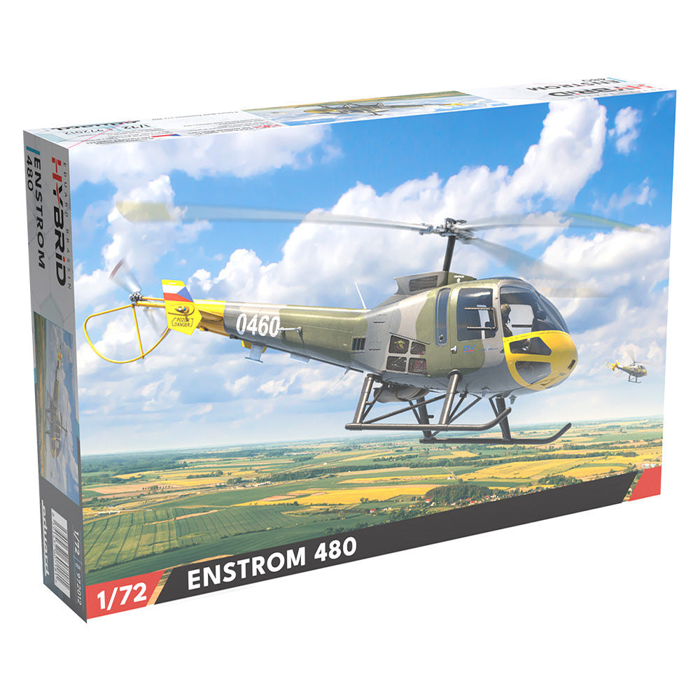Eduard 972012 Hybrid Enstrom 480 Helicopter 1:72 Model Kit