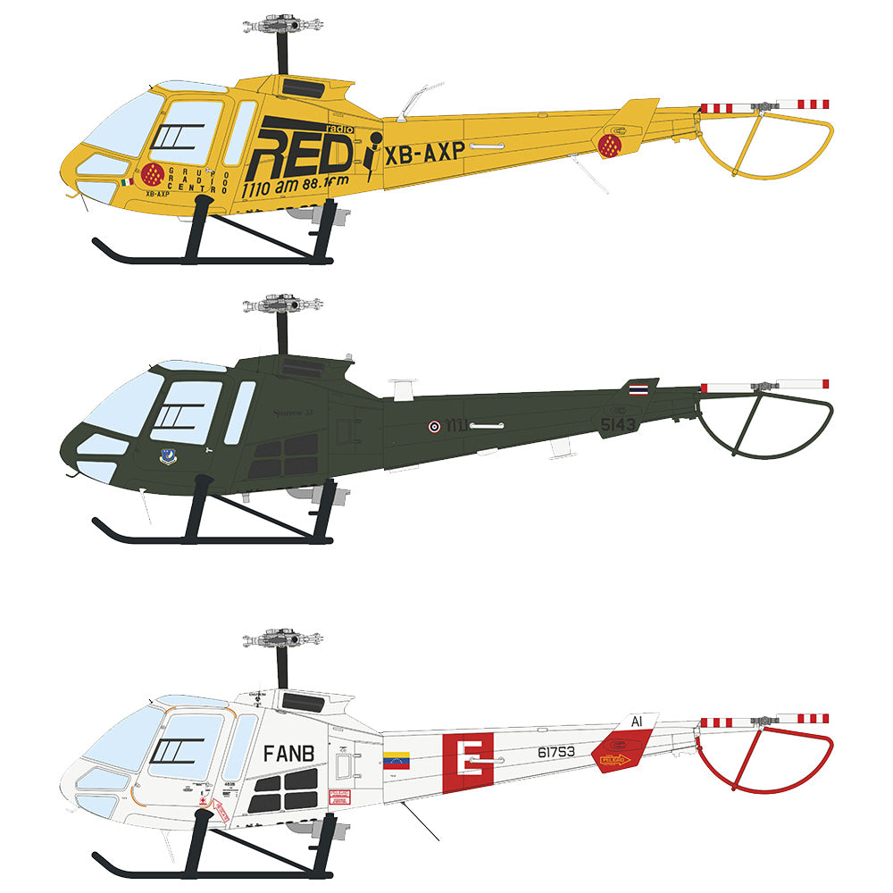 Eduard 972012 Hybrid Enstrom 480 Helicopter 1:72 Model Kit