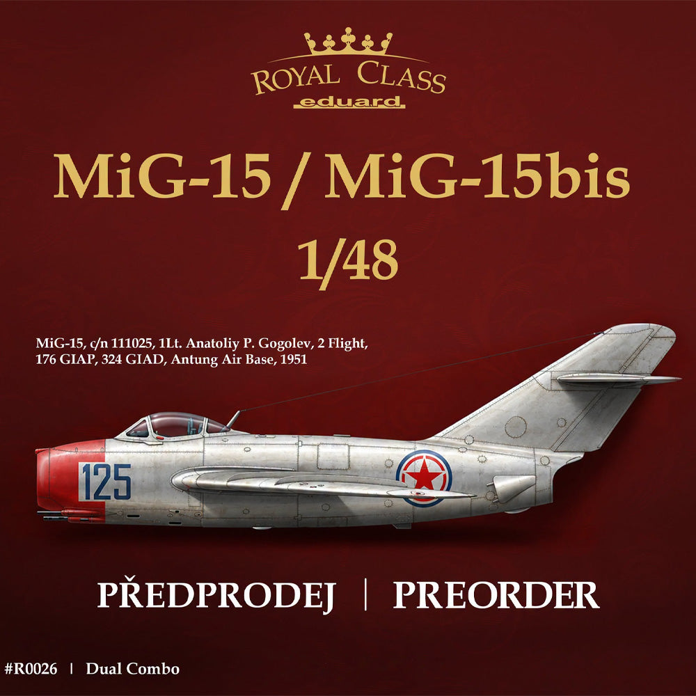 Eduard R0026 Royal Class MiG-15/MiG-15bis Dual Combo 1:48 Model Kit