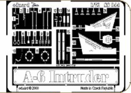 Eduard SS144 Etched Aircraft Detailling Set 1:72 Grumman A-6 Intruder