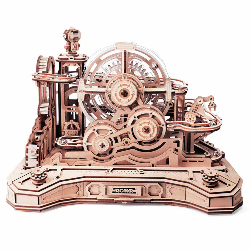 ROKR Gear Ball Challenge Marble Run 3D Mechanical Wooden Puzzle Model Kit EGC01