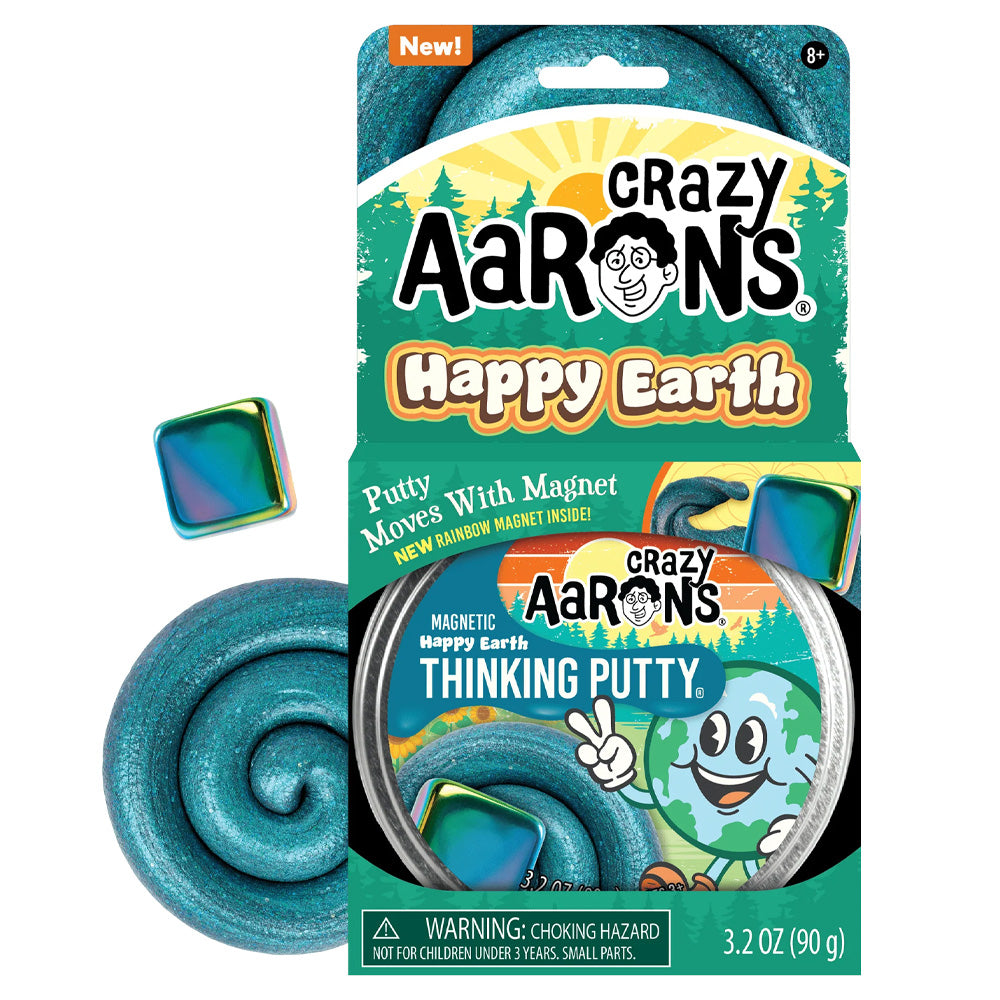 Crazy Aaron's Magnetic Storm Happy Earth Thinking Foam Stretch Toy EH020