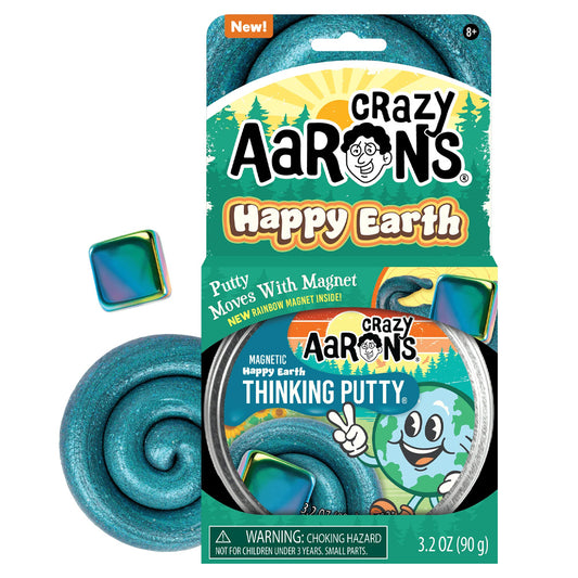 Crazy Aaron's Magnetic Storm Happy Earth Thinking Foam Stretch Toy EH020