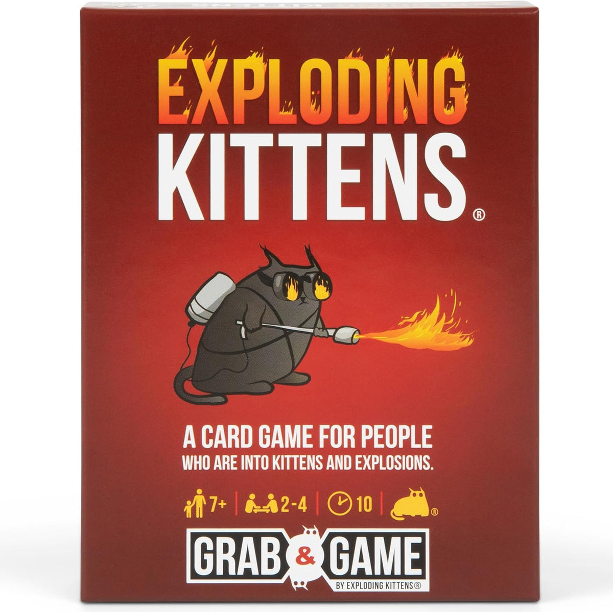 Exploding Kittens - Grab & Game Card Game Age 7+ 2-4 Players