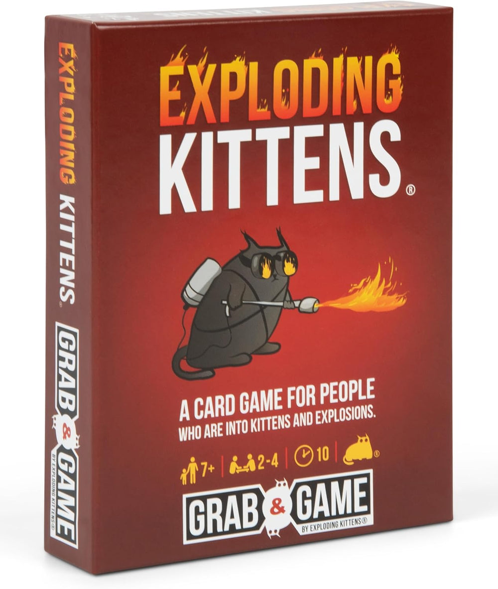 Exploding Kittens - Grab & Game Card Game Age 7+ 2-4 Players