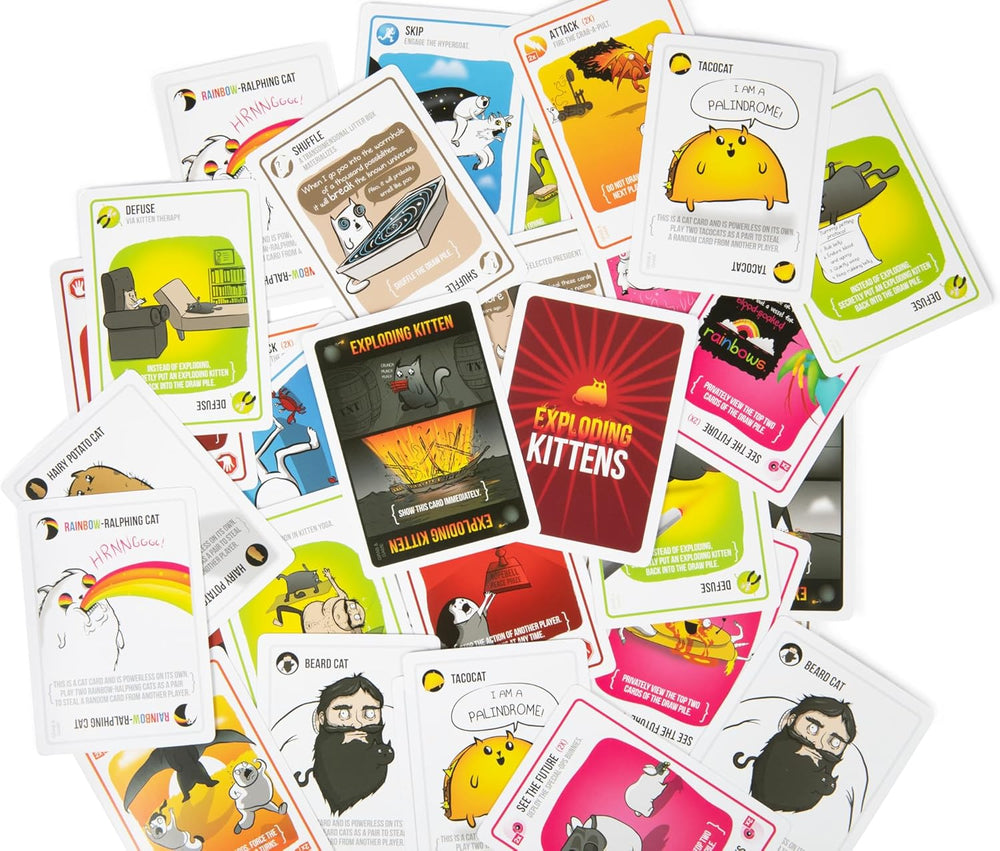 Exploding Kittens - Grab & Game Card Game Age 7+ 2-4 Players