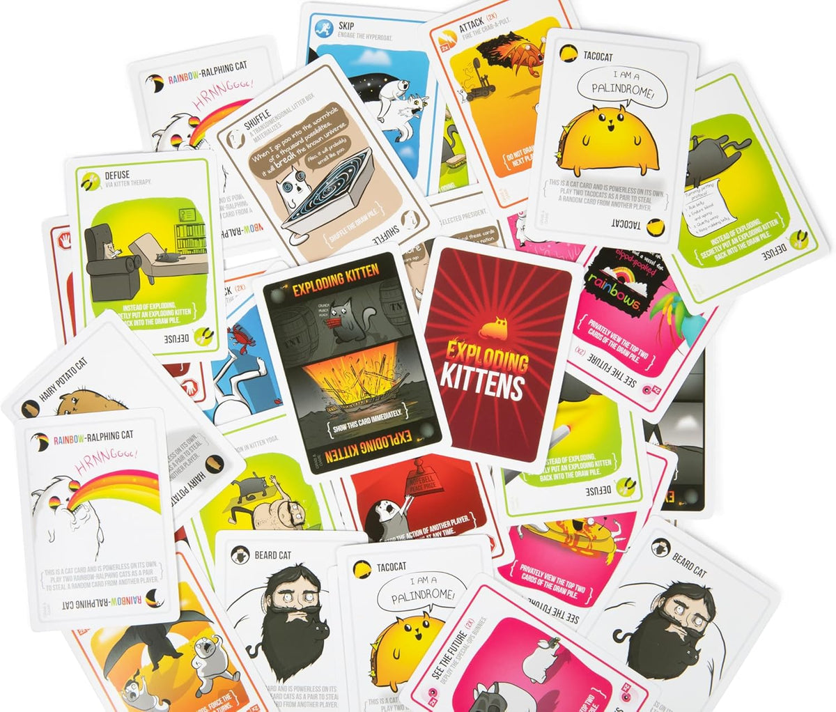 Exploding Kittens - Grab & Game Card Game Age 7+ 2-4 Players