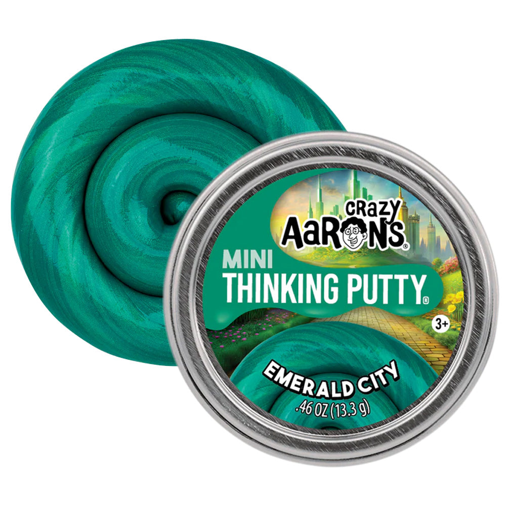 Crazy Aaron's Emerald City Thinking Foam Stretch Toy Mini Tin EM003