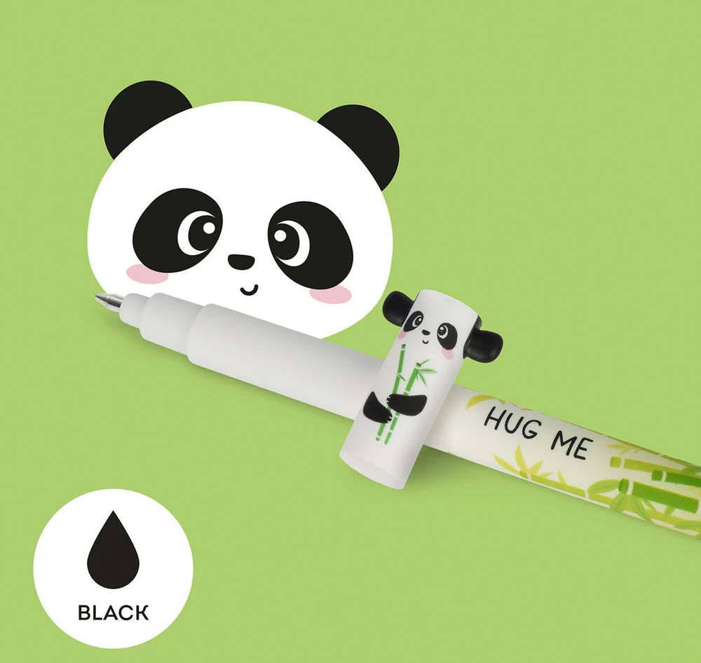 Legami Panda Erasable Pen - Black Ink
