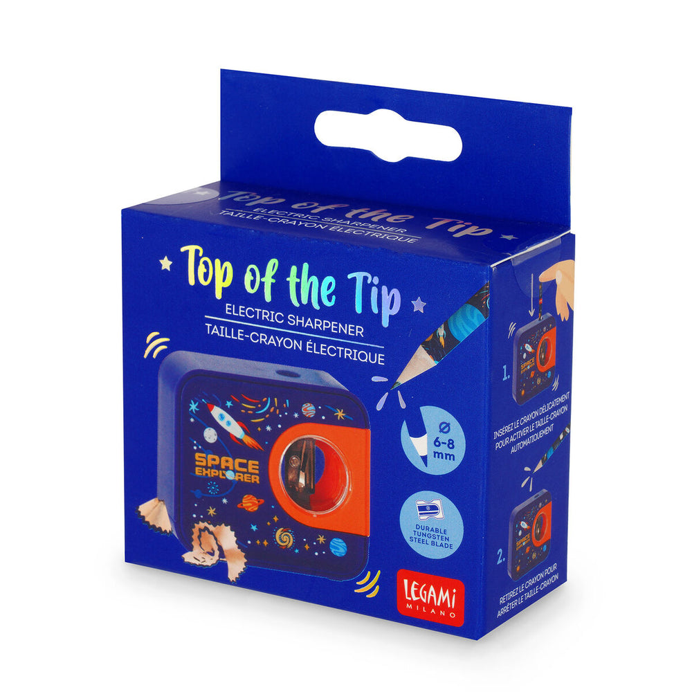 Legami Top of the Tip Electric Pencil Sharpener - Space