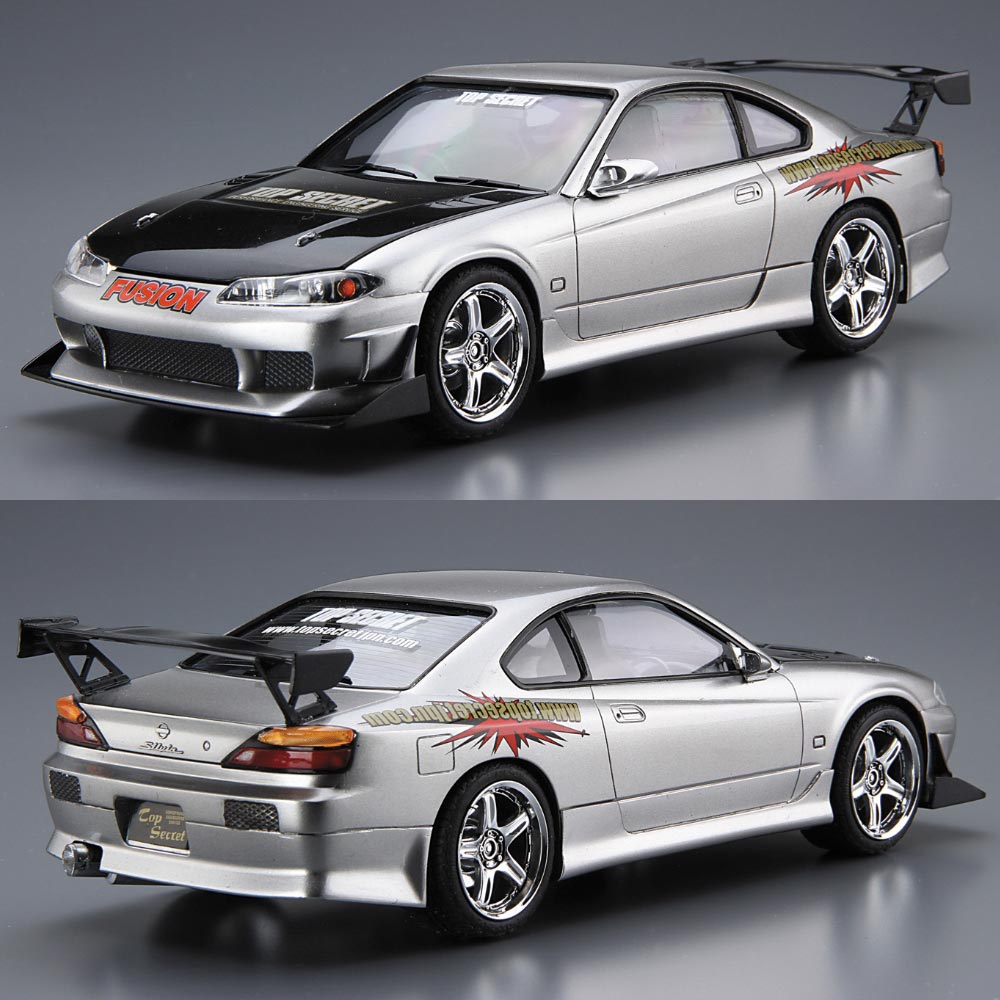 Aoshima 05874 Top Secret S15 Nissan Silvia '99 1:24 Model Kit