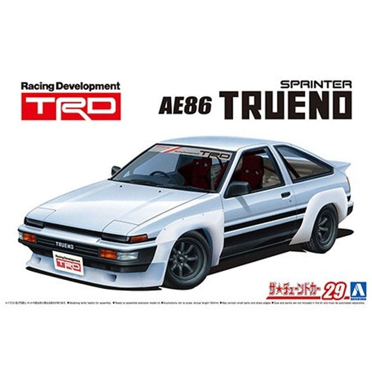 Aoshima 05896 Toyota TRD AE86 Trueno N2 '85 1:24 Model Kit