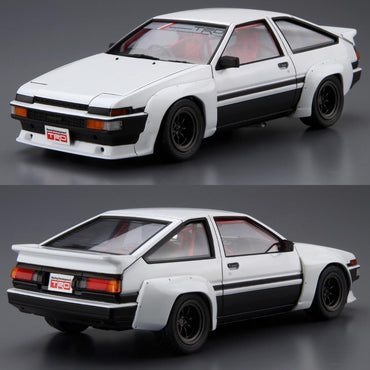 Aoshima 05896 Toyota TRD AE86 Trueno N2 '85 1:24 Model Kit
