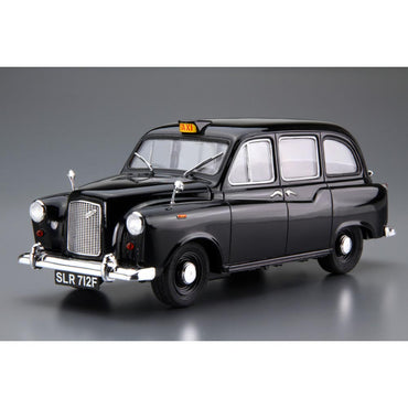Aoshima 05967 FX-4 London Black Taxi Cab ’68 1:24 Plastic Car Model Kit