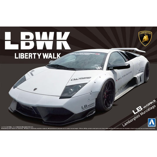 Aoshima 05992 Liberty Walk Lamborghini Murcielago LBWK No.20 1:24 Model Kit