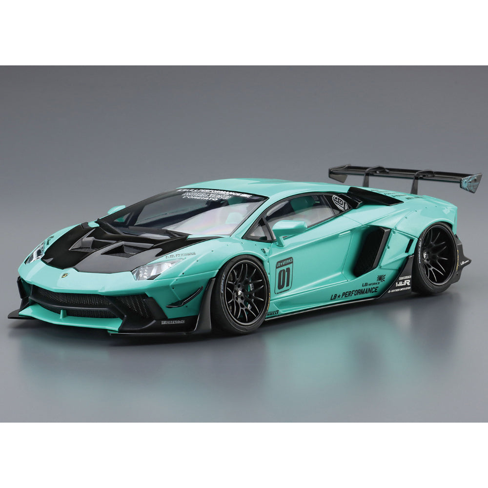 Aoshima 05995 LBWK Liberty Walk Lamborghini Aventador 1:24 Model Kit ...