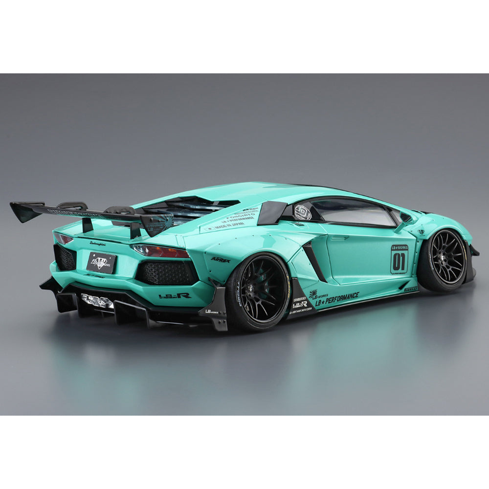 Aoshima 05995 LBWK Liberty Walk Lamborghini Aventador 1:24 Model Kit ...