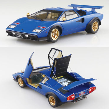 Aoshima 06383 Lamborghini Wolf Countach '76 Version 2 1:24 Model Kit