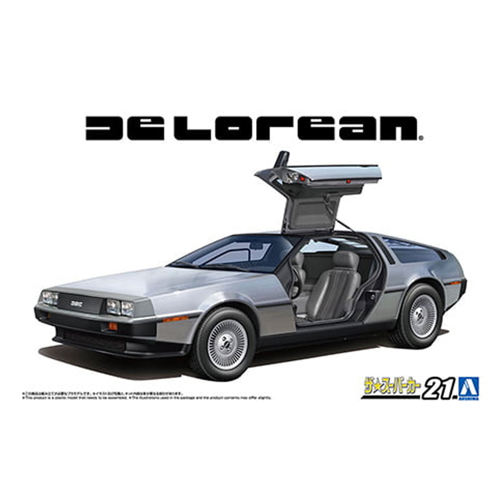Aoshima 06435 1982 DeLorean DMC-12 1:24 Model Kit