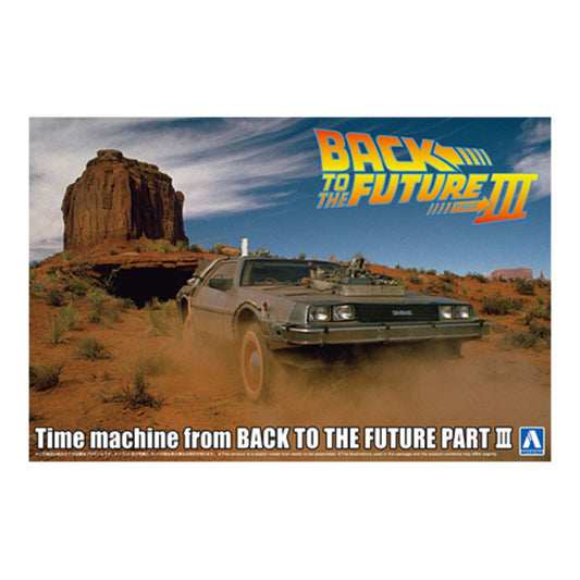 Aoshima 06438 Back to the Future Part 3 Time Machine 1:24 Model Kit