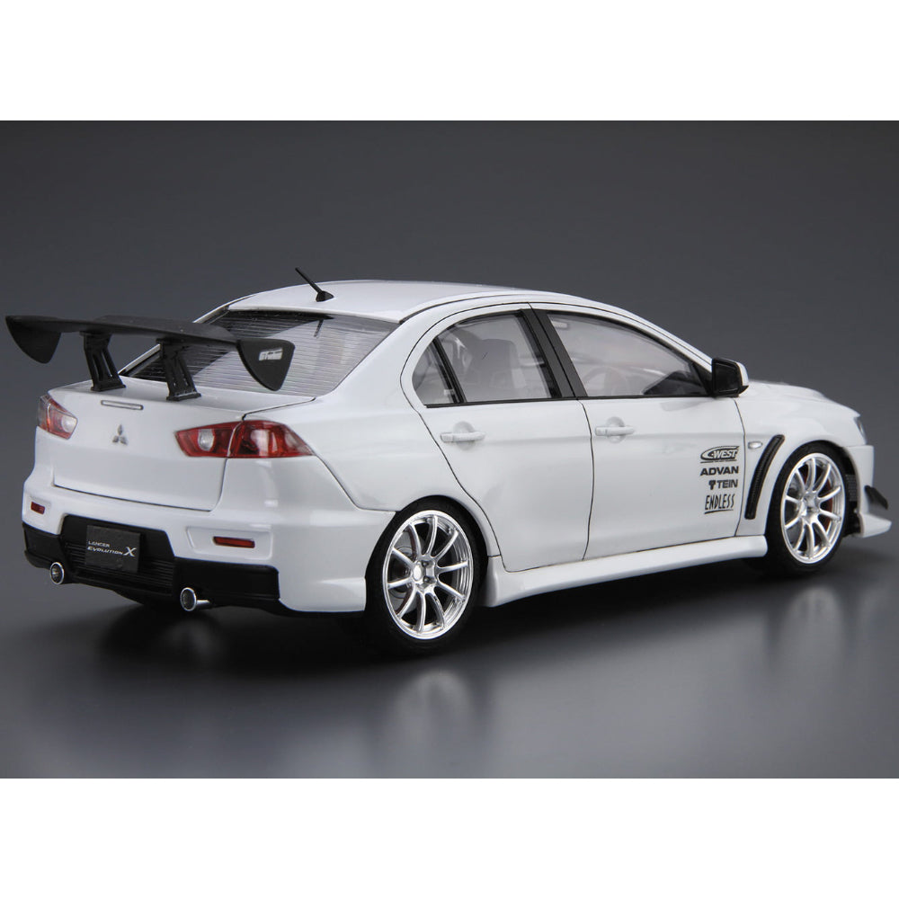 Aoshima 06929 C-West CZ4A Lancer Evolution X '07 (Mitsubishi) 1:24 Model Kit