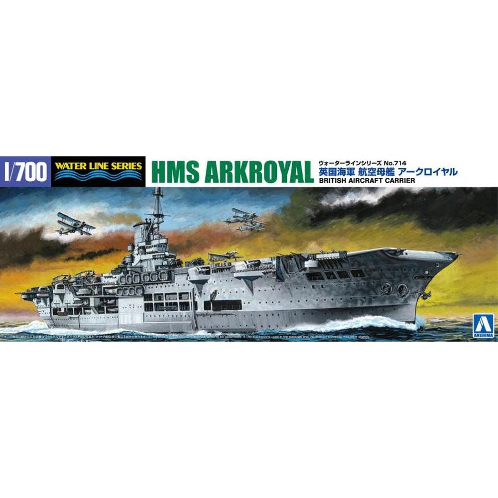 Aoshima 06974 HMS Ark Royal Waterline 1:700 Model Kit