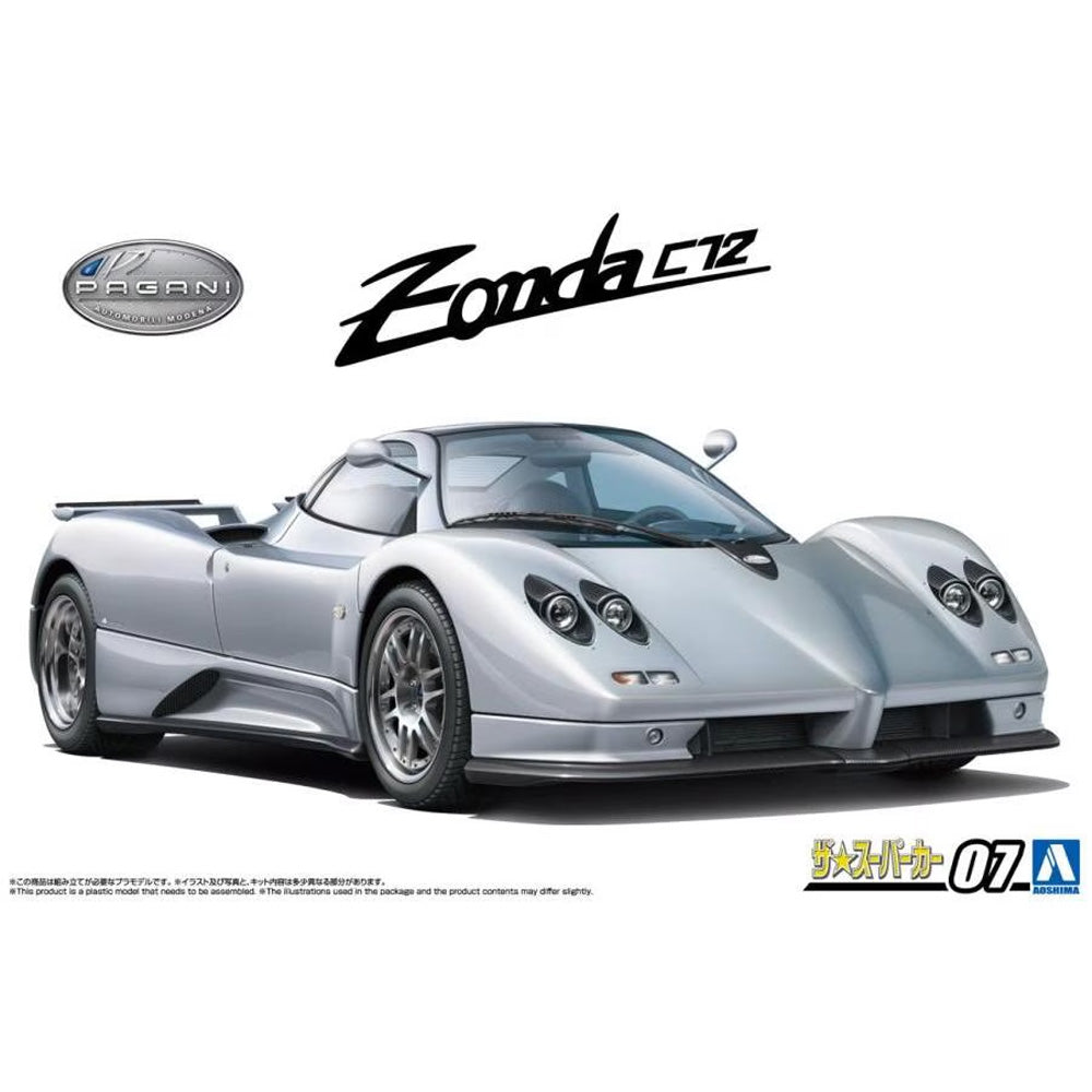 Aoshima 20211 Pagani Zonda C12S 1:24 Model Kit