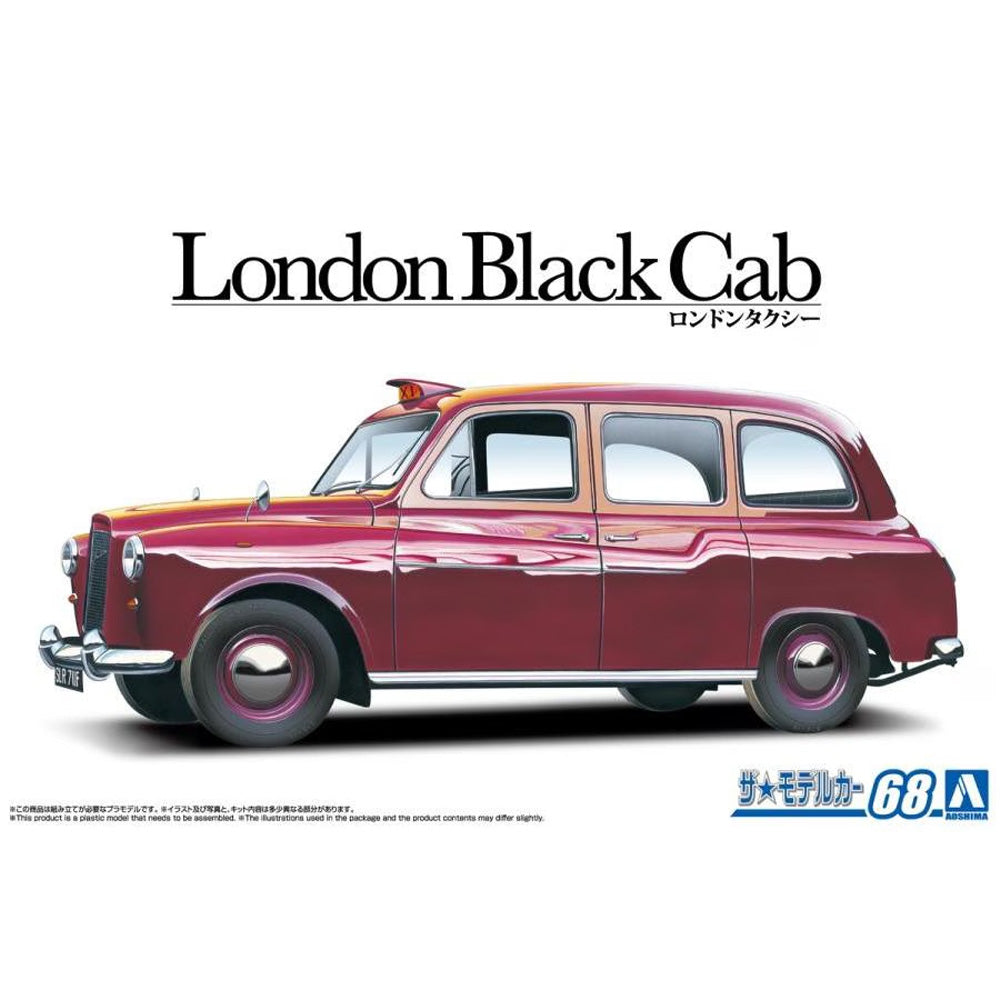 Aoshima 20227 FX-4 London Black Cab Taxi 1:24 Model Kit