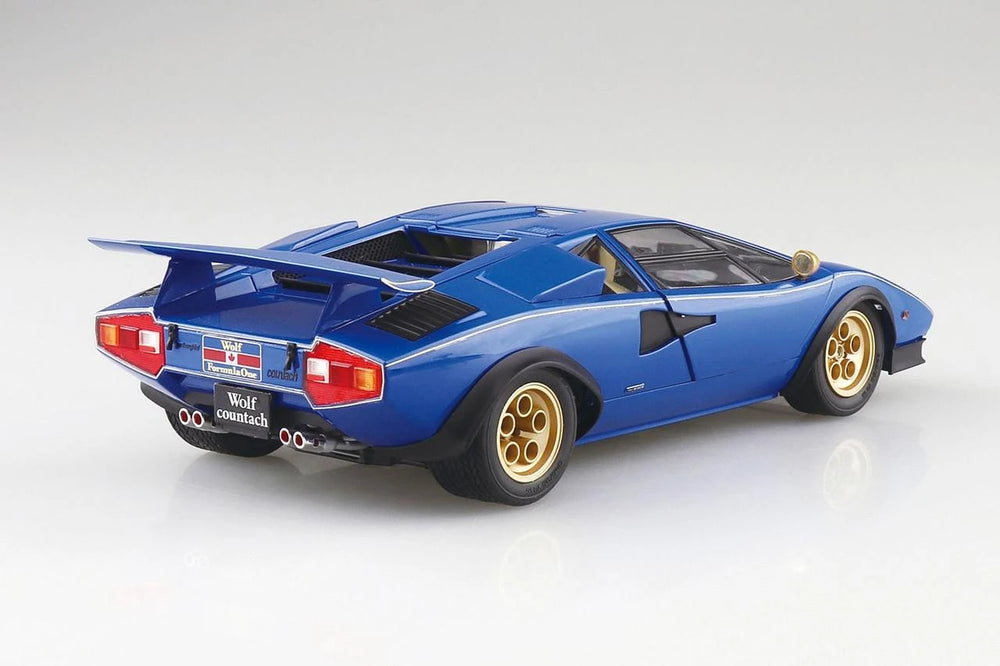 Aoshima 20285 1:24 Lamborghini '76 WOLF Countach Version 2 Model Kit