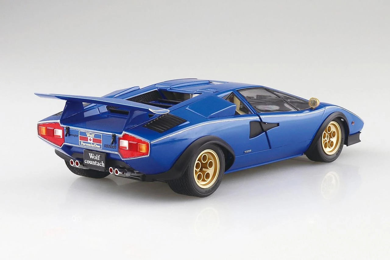 Aoshima 20285 1:24 Lamborghini '76 WOLF Countach Version 2 Model Kit