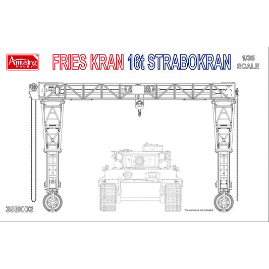Amusing Hobby 35B003 Fries Kran 16t Strabokran Gantry Crane 1:35 Model Kit