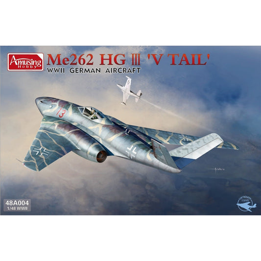 Amusing Hobby 48A004 Messerschmitt Me262 HGIII 'V-Tail' 1:48 Model Kit