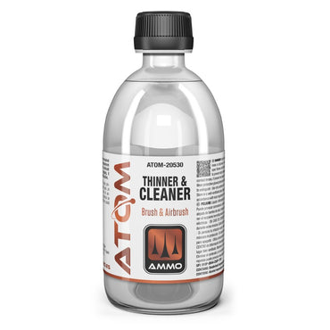 ATOM Acrylic Thinner & Cleaner Brush & Airbrush 500ml Ammo by Mig 20530