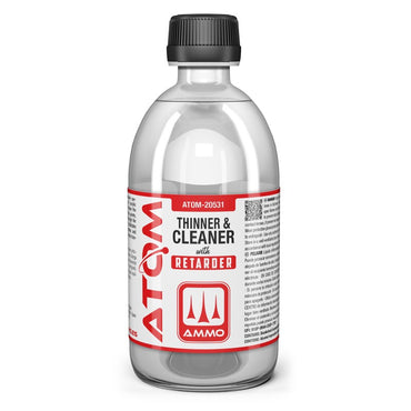 ATOM Acrylic Thinner & Cleaner with Retarder 500ml Ammo by Mig 20531