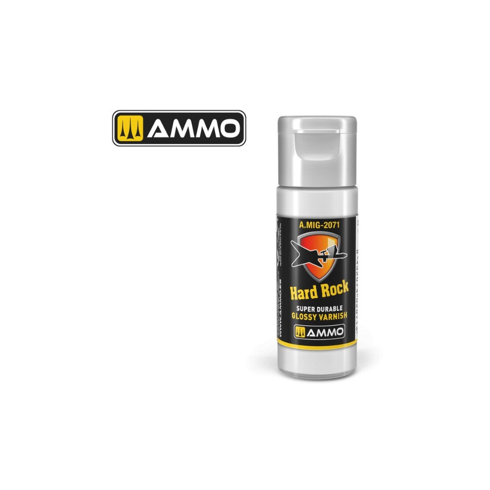 Ammo by MIG MIG2071 Hard Rock Super Durable Glossy Varnish (20ml)