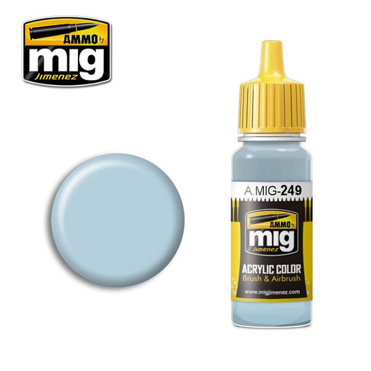 Ammo by MIG Light Blue Acrylic waterbased colour 17ml A.MIG-249